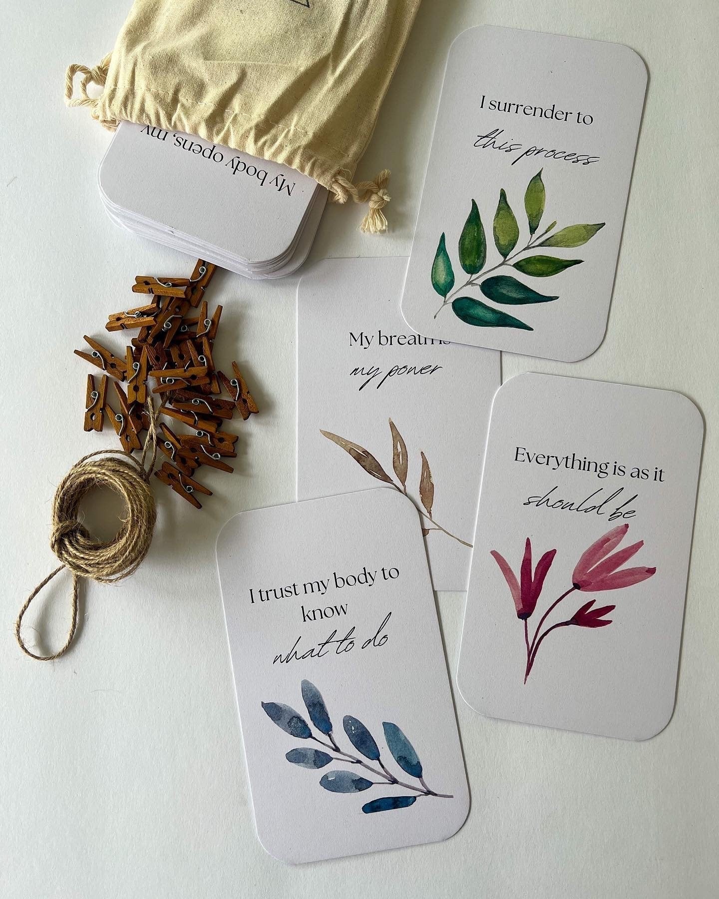 Empowered Birth | Labor Comb + Birth Affirmation Cards Kit