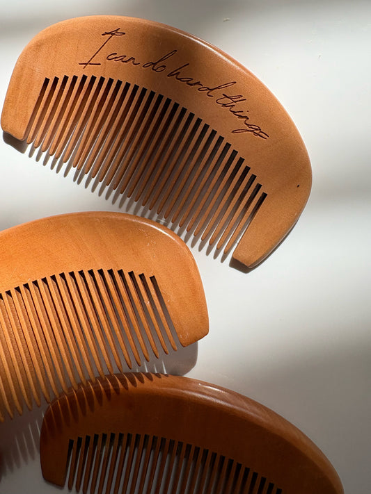 SECONDS** Engraved Labor Comb | Birth Comb